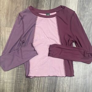Colorblock Long Sleeve Top